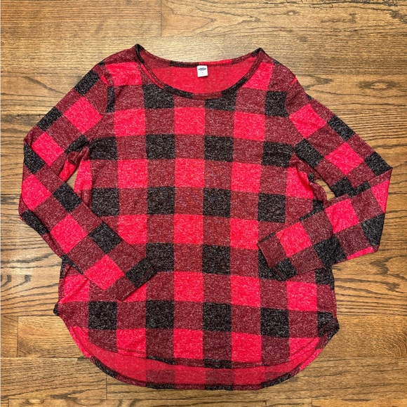 Old Navy Tops - Old Navy buffalo plaid long-sleeved shirt, XL